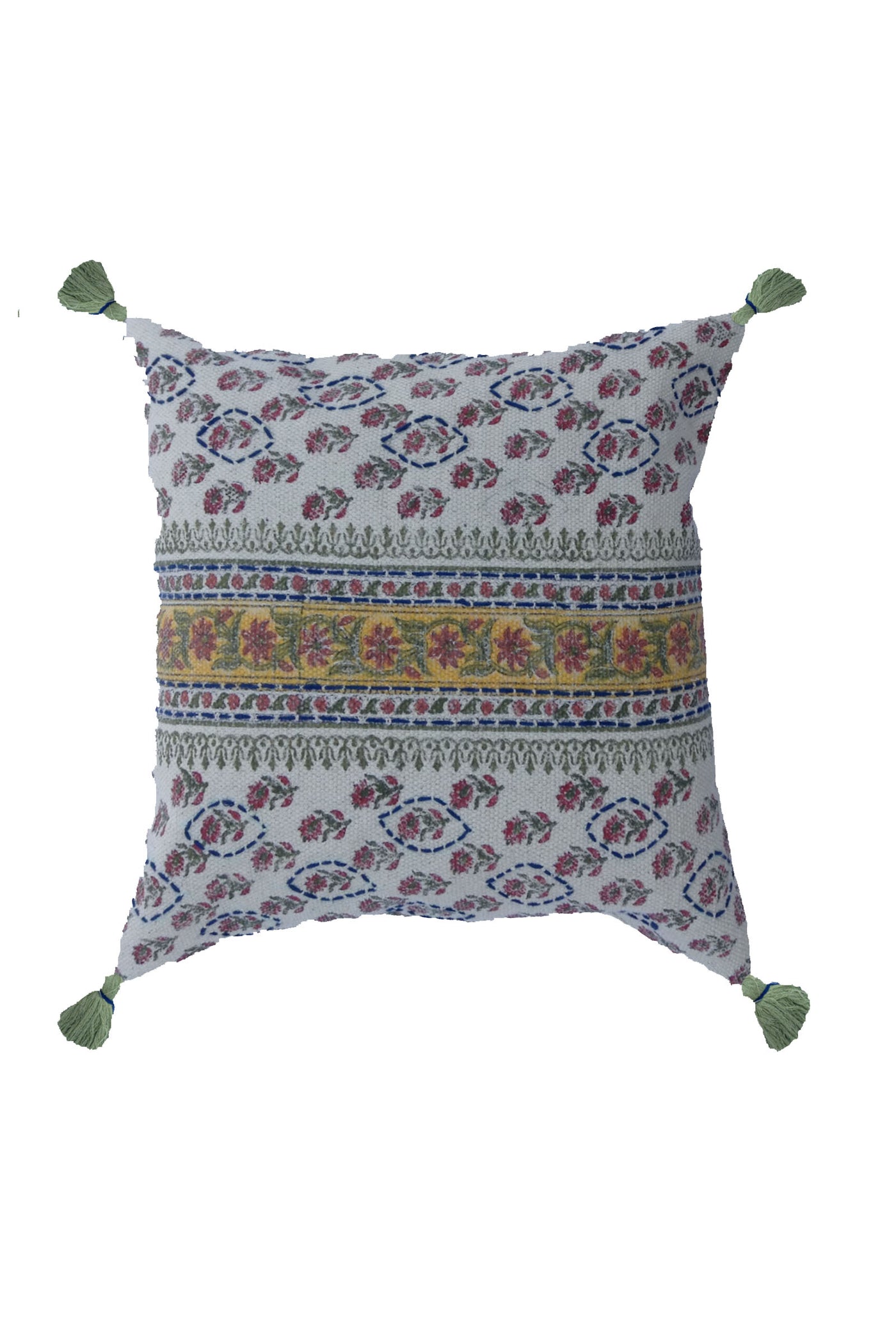 ROSE BLOCK PRINT CUSHION