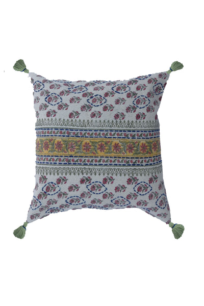 ROSE BLOCK PRINT CUSHION