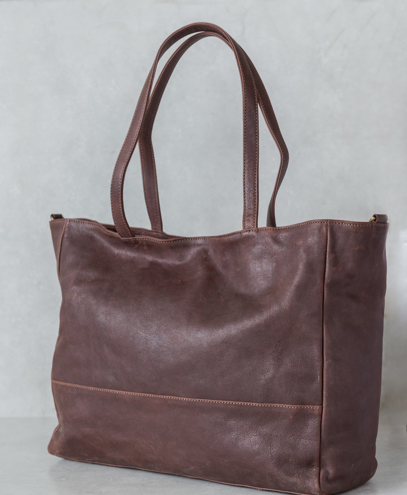 ALAMEDA-LEATHER HAND BAG