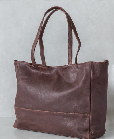 ALAMEDA-LEATHER HAND BAG