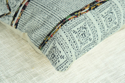 BOHO BLOCK PRINT CUSHION