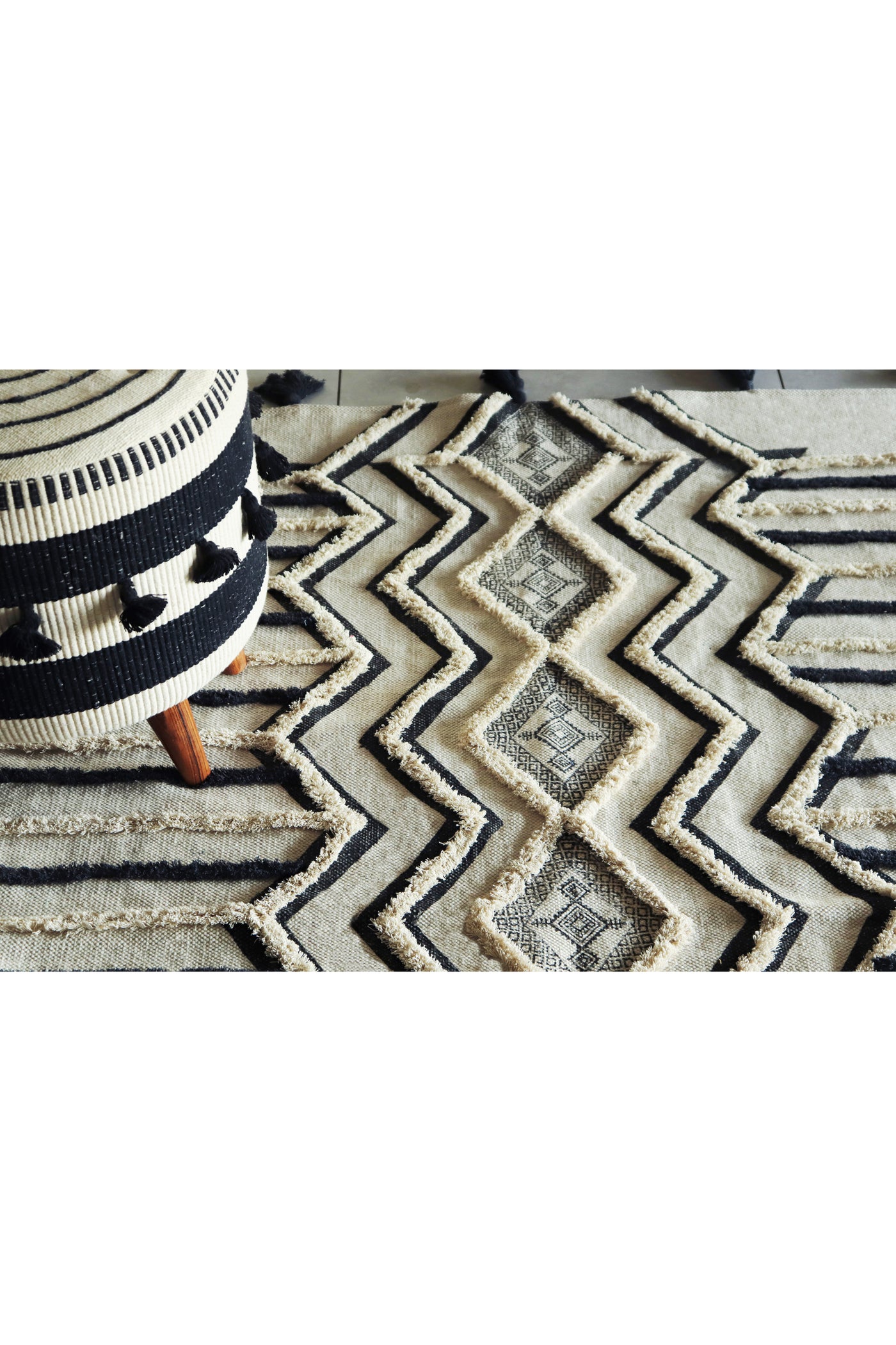 BOHO BLOCK PRINT RUG