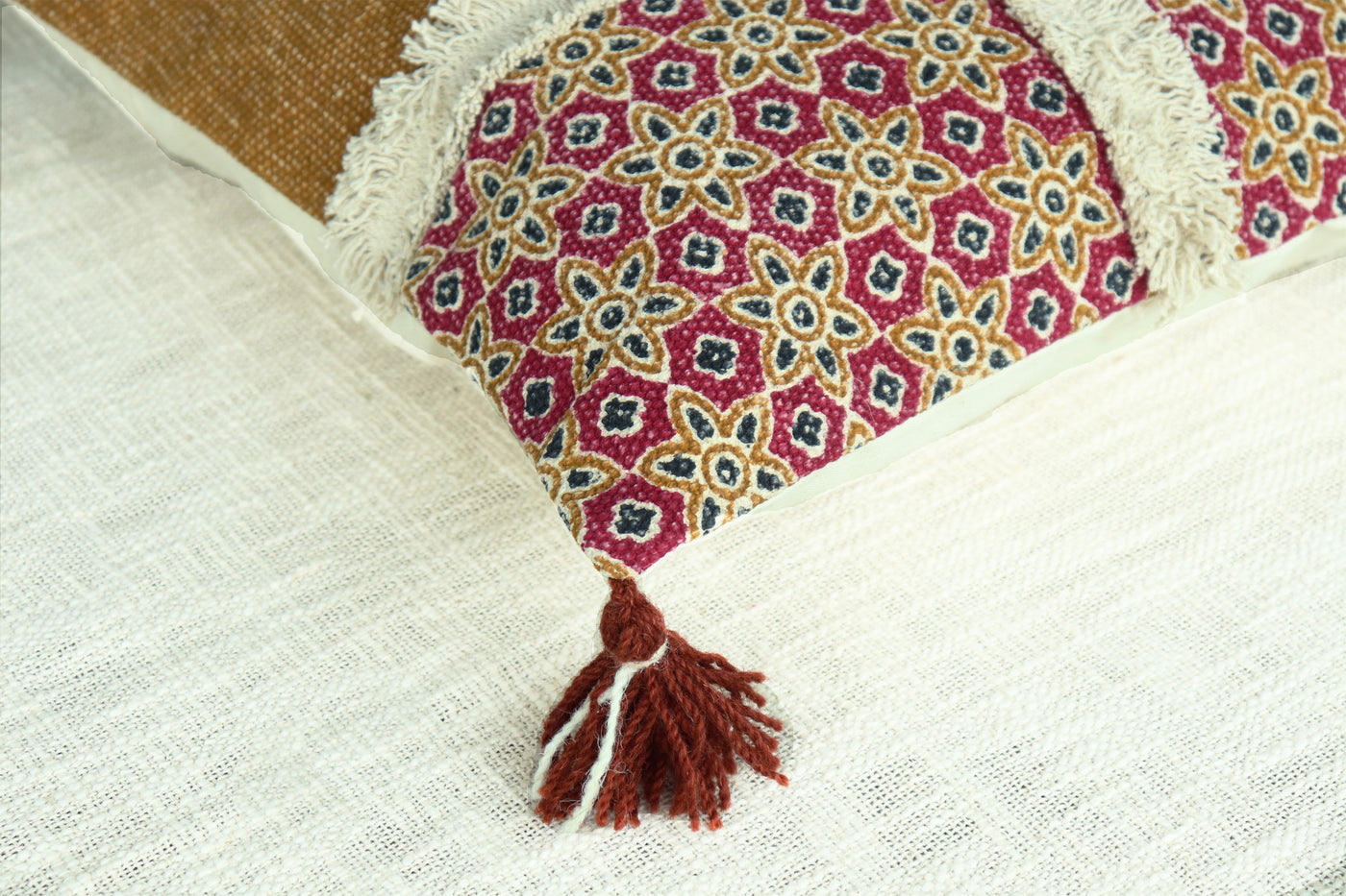 INDI BLOCK PRINT CUSHION