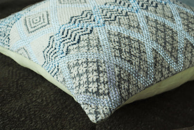 AUGUSTA BLOCK PRINT  WOVEN CUSHION