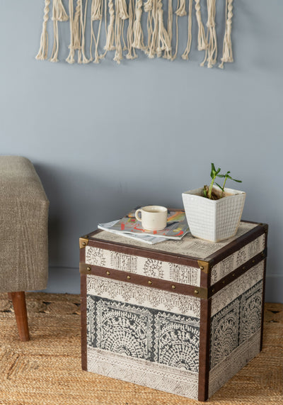 WARLI -PRINTED TRUNK