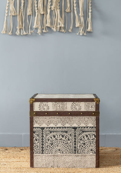 WARLI -PRINTED TRUNK