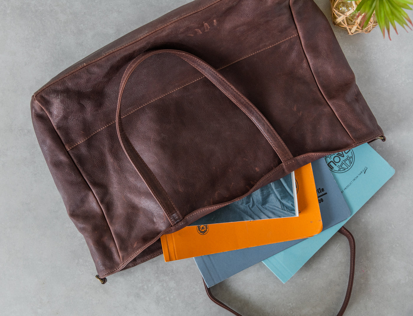 ALAMEDA-LEATHER HAND BAG