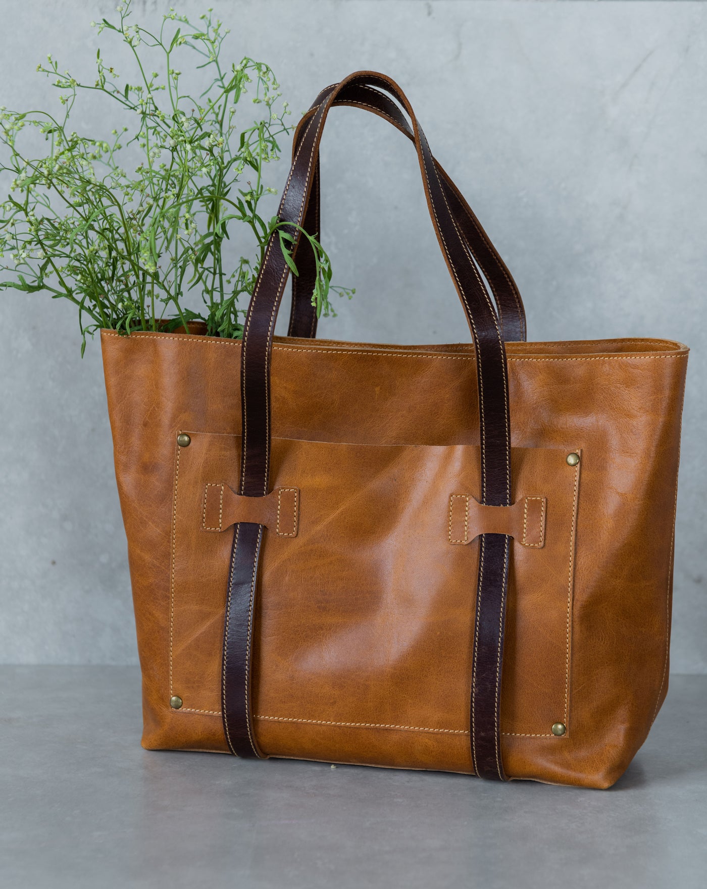 SFRICKEN -LEATHER HAND BAG