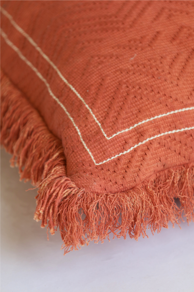 Terracotta cushion